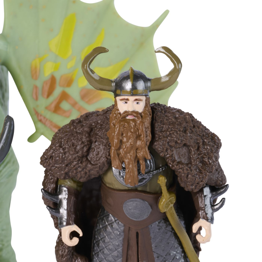 Cum sa iti dresezi dragonul incercarea flacarii set dragon rumblehorn si figurina stoick [5]