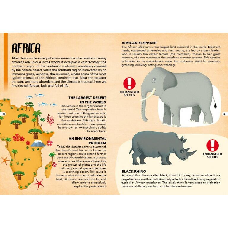 Cunoaste si exploreaza - Puzzle Animale pe cale de disparitie (205 piese) [3]