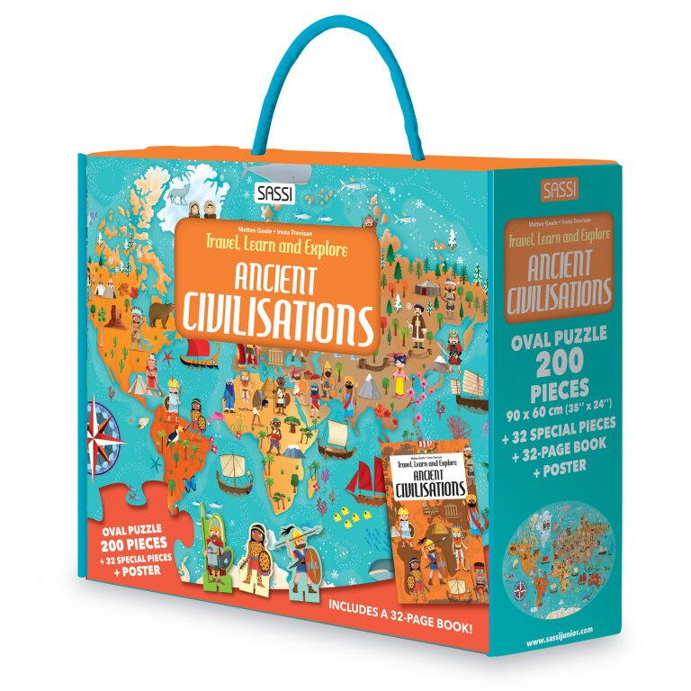 Cunoaste si exploreaza - Puzzle Civilizatii antice (200 piese) [1]