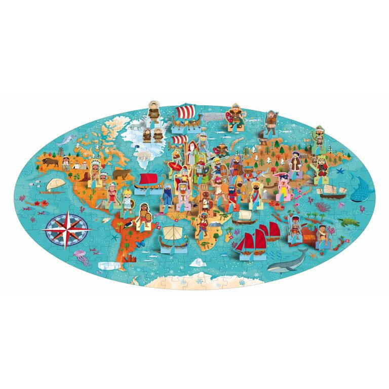 Cunoaste si exploreaza - Puzzle Civilizatii antice (200 piese) [4]