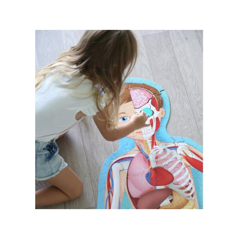 Cunoaste si exploreaza -  Puzzle Corpul uman (200 piese) [5]