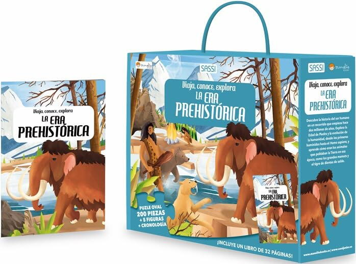 Cunoaste si exploreaza - Puzzle Epoca Preistorica (200 piese) [1]