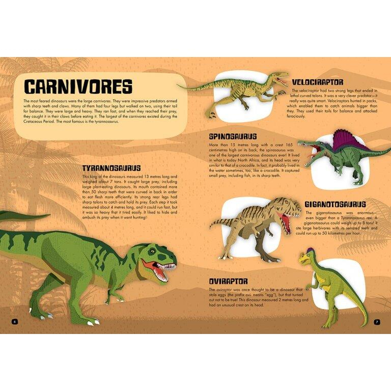 Cunoaste si exploreaza - Puzzle Lumea dinozaurilor (200 piese) [5]