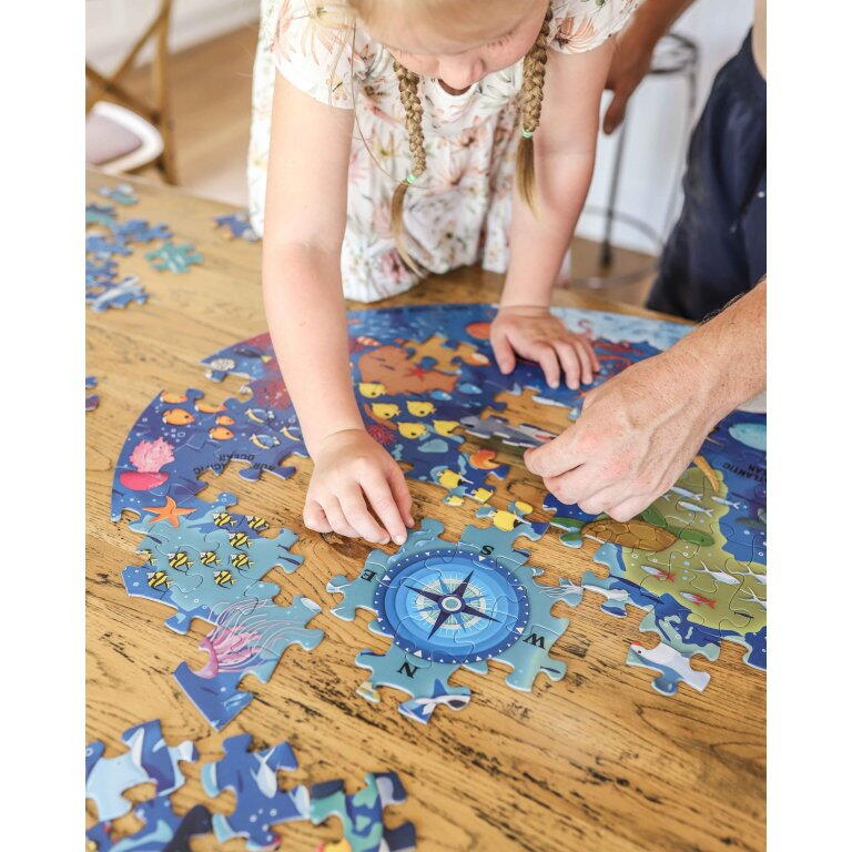 Cunoaste si exploreaza - Puzzle Mari si oceane (205 piese) [7]