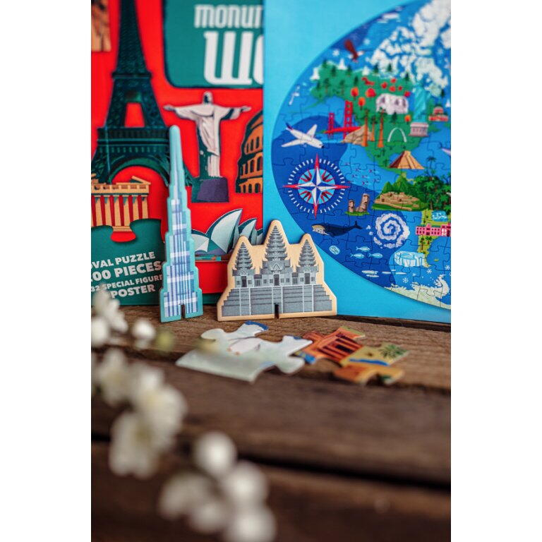 Cunoaste si exploreaza - Puzzle Monumentele lumii (200 piese) [4]