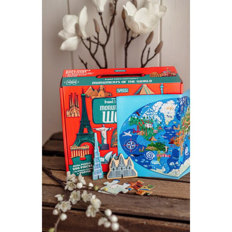 Cunoaste si exploreaza - Puzzle Monumentele lumii (200 piese) [3]