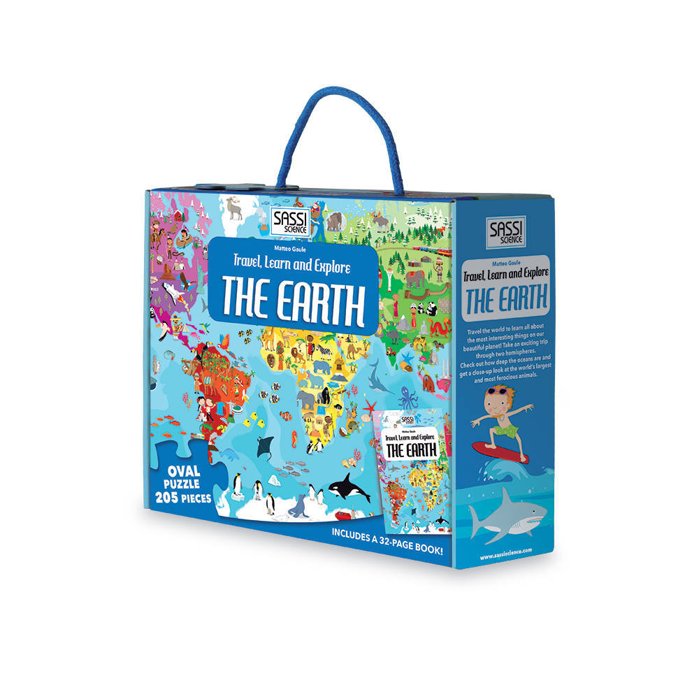 Cunoaste si exploreaza - Puzzle Planeta Pamant (205 piese) [2]