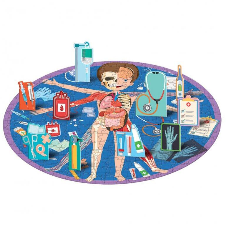 Cunoaste si exploreaza - Puzzle Totul despre corpul uman (200 piese) [4]