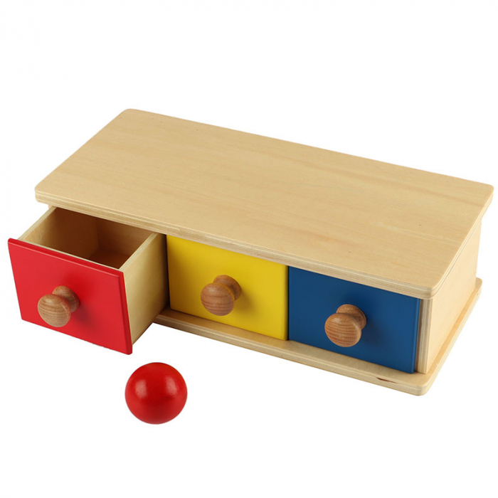 Jucarie material didactic Montessori - Cutia permanentei cu bila. [5]