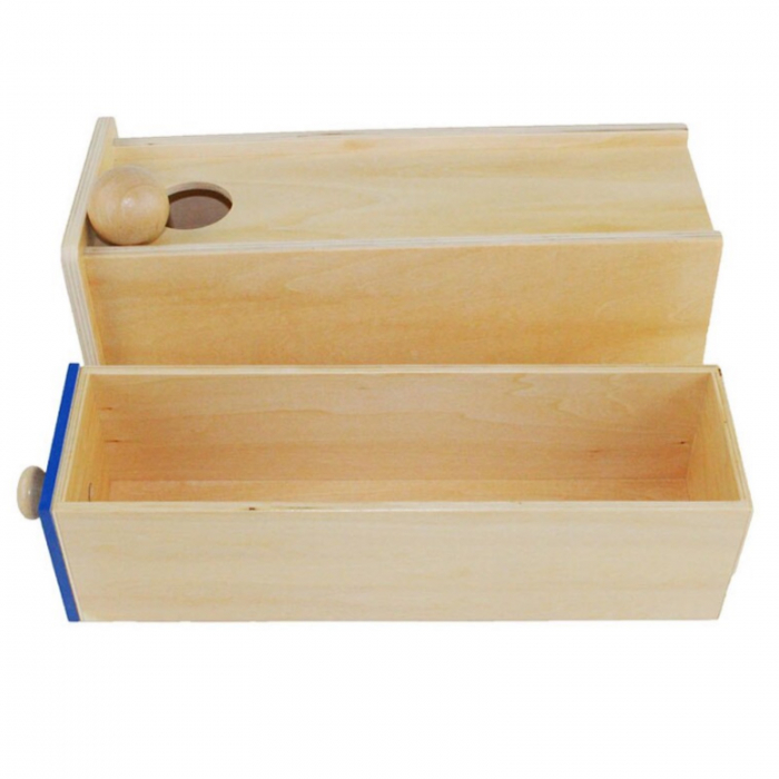 Cutia permanentei cu bila si sertar - Material Montessori, jucarii. [4]