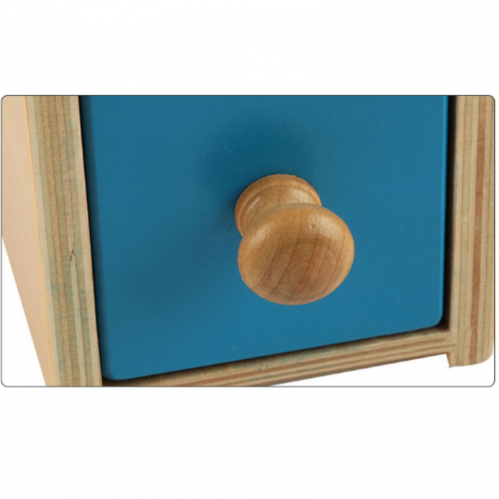 Cutia permanentei cu bila si sertar - Material Montessori, jucarii. [5]