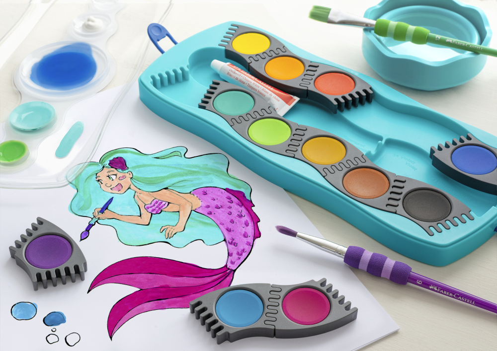 Cutie apa click-go turcoaz faber-castell [3]