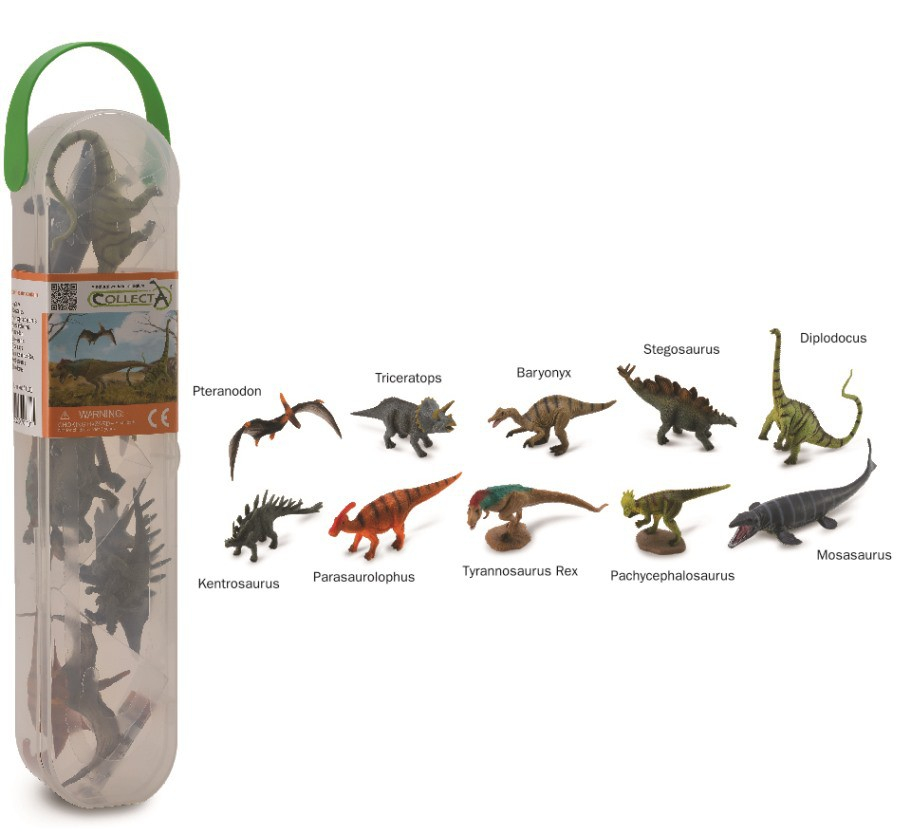 Cutie cu 10 minifigurine Dinozauri set 1 [1]