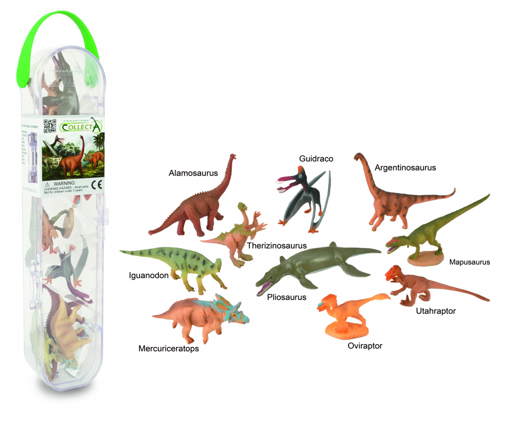 Cutie cu 10 minifigurine Dinozauri set 3 [1]