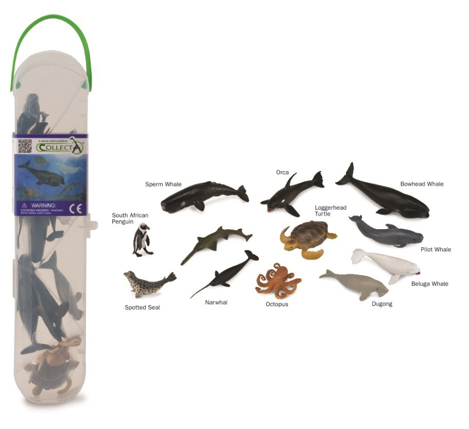 Cutie cu 12 minifigurine Animale marine Set 2 [1]