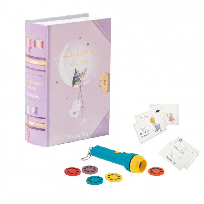 Cutie cu lanterna de proiectat povesti A fost odata, Moulin Roty [2]