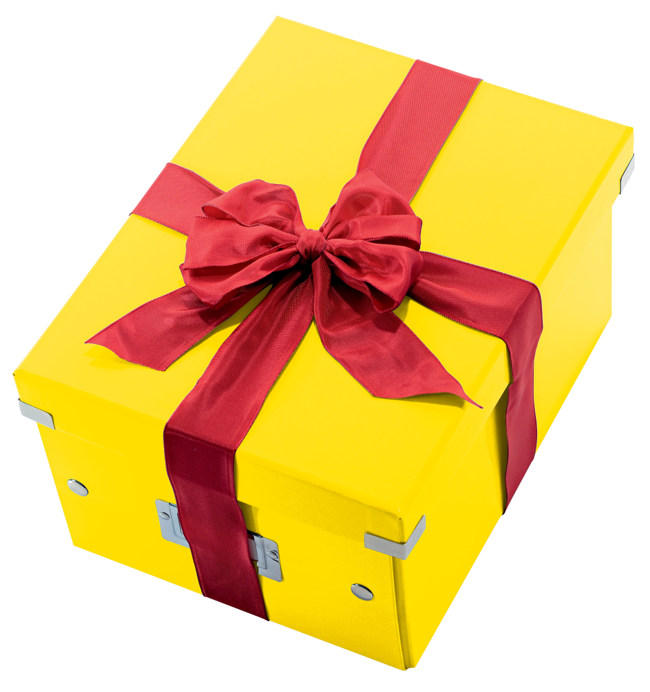 Cutie depozitare medie galbena click&store leitz [5]