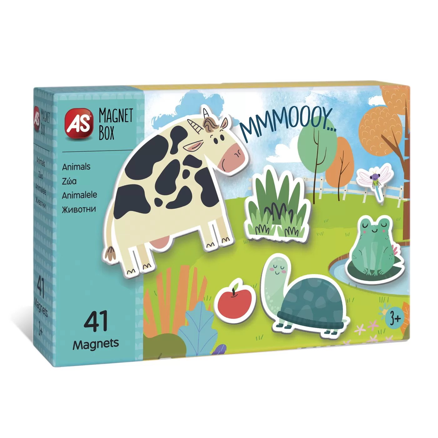 Cutie magnetica, Animale, 41 de piese, 3 ani+, varsta de la 3 ani la 6 ani [5]