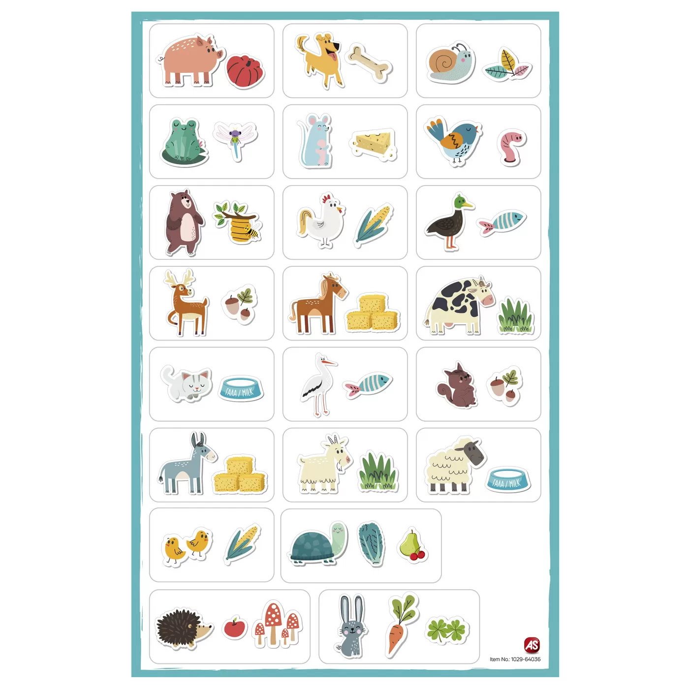 Cutie magnetica, Animale, 41 de piese, 3 ani+, varsta de la 3 ani la 6 ani [4]