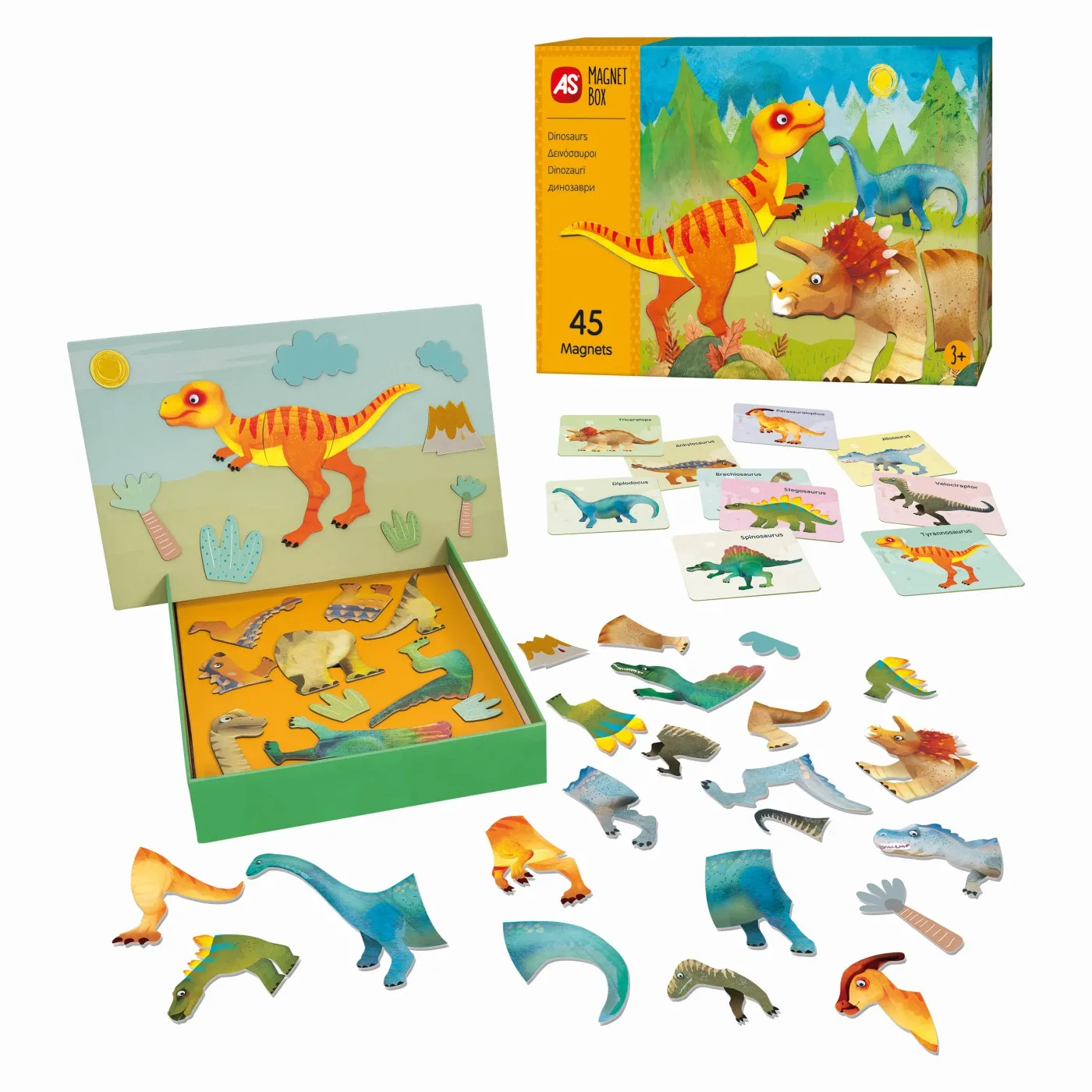 Cutie magnetica dinozauri, varsta de la 3 ani la 7 ani [3]