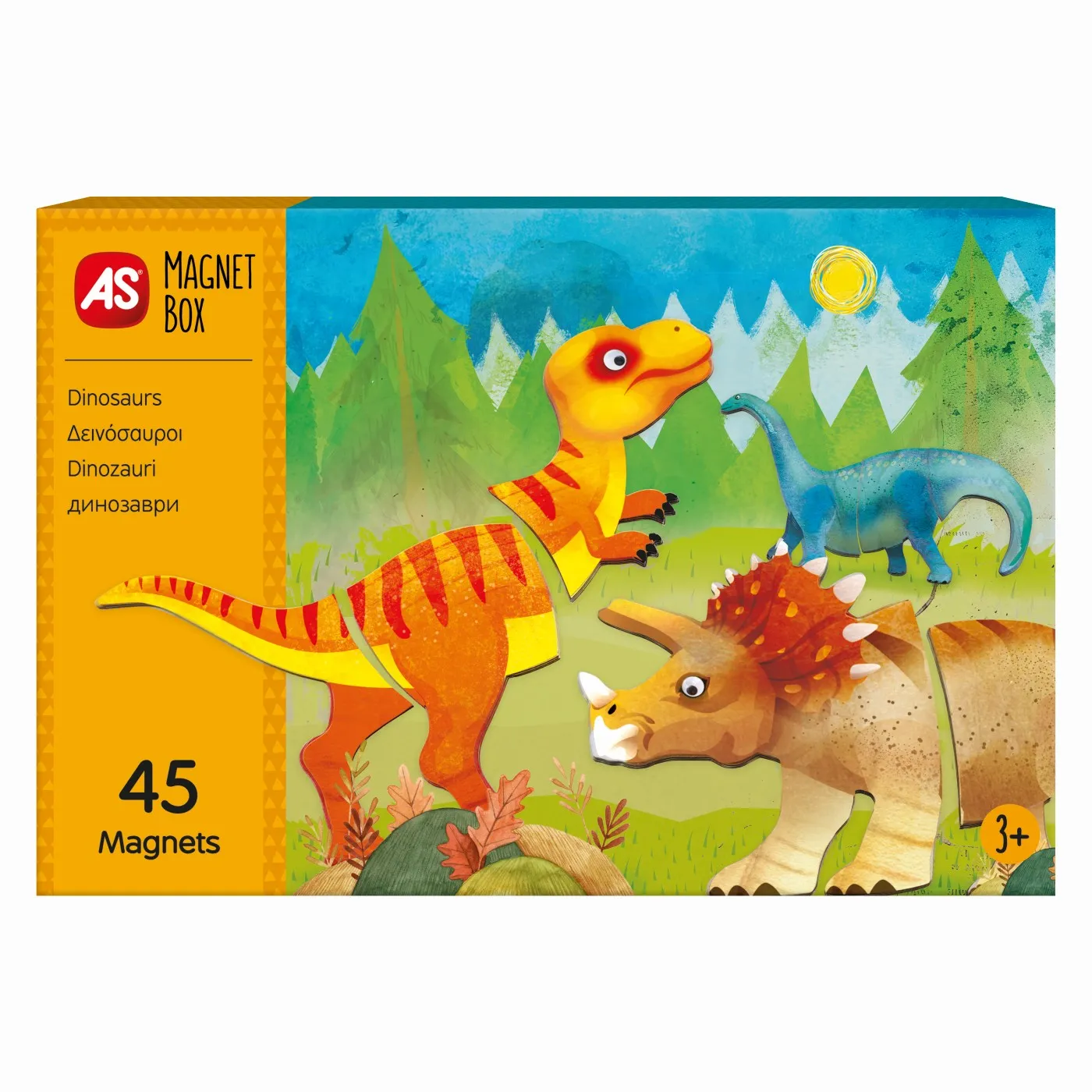 Cutie magnetica dinozauri, varsta de la 3 ani la 7 ani [1]