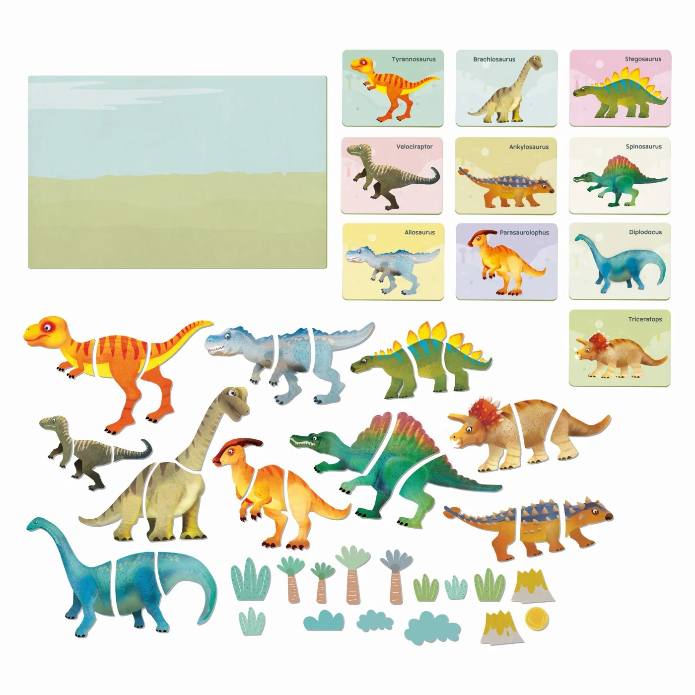 Cutie magnetica dinozauri, varsta de la 3 ani la 7 ani [4]