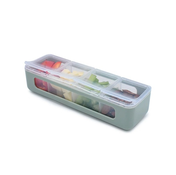 Cutie snack 4 compartimente, melii [1]