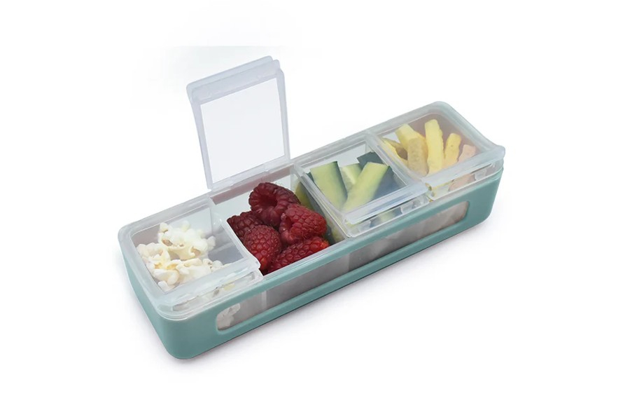 Cutie snack 4 compartimente, melii, blue [2]