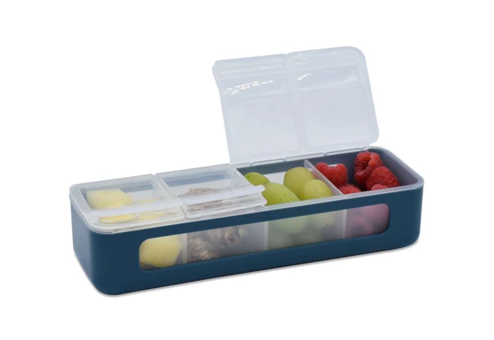 Cutie snack 4 compartimente, melii luxe, blue  [2]