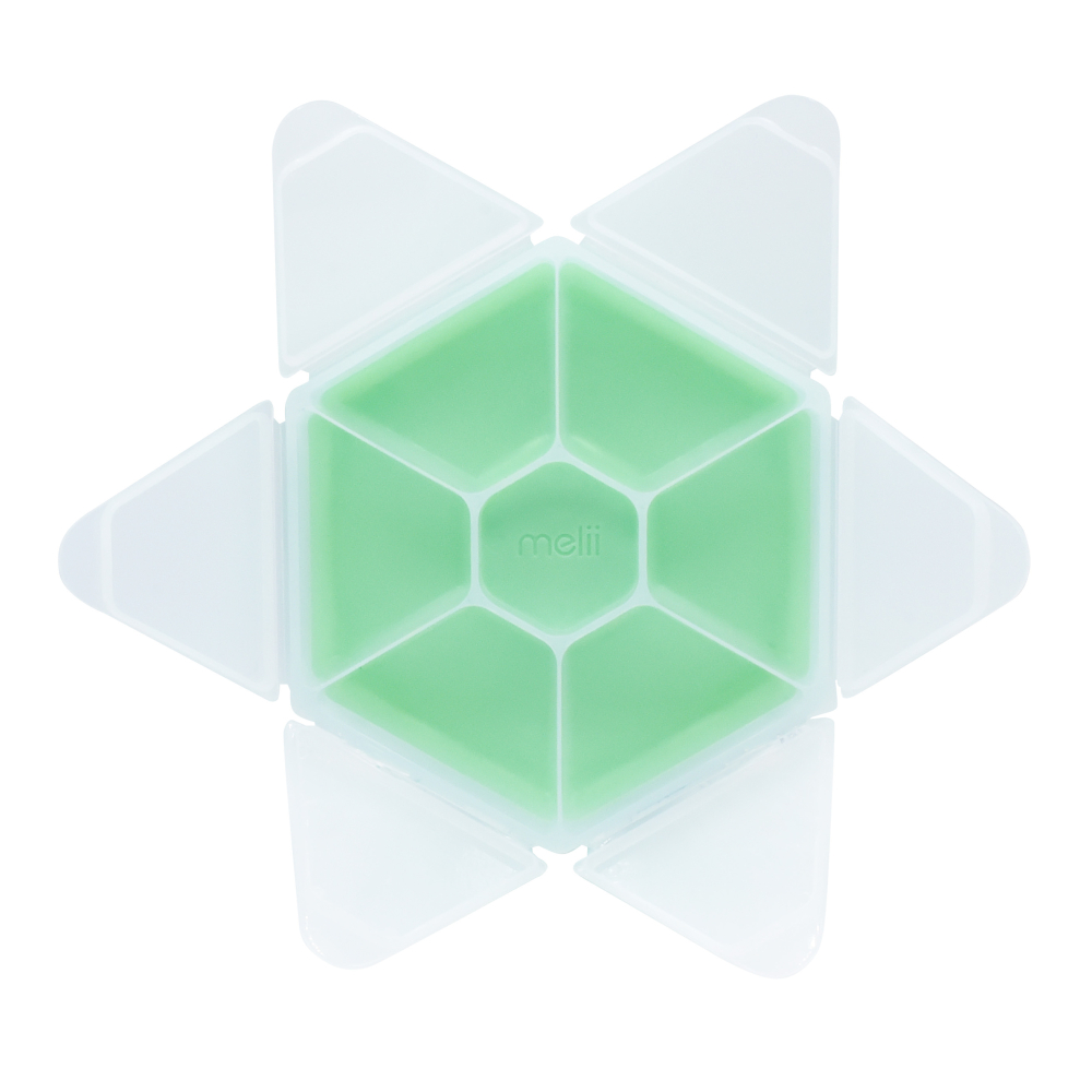 Cutie snack hexagon snackle 6 compartmente, melii, mint copii varsta 0 luni - +15 ani [3]