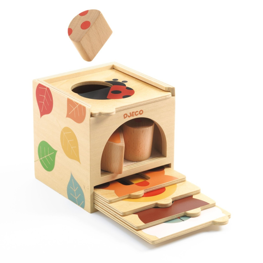 Cutie sortatoare Basic Box, Djeco Baiat, Fata, varsta 1 - 3 ani [3]
