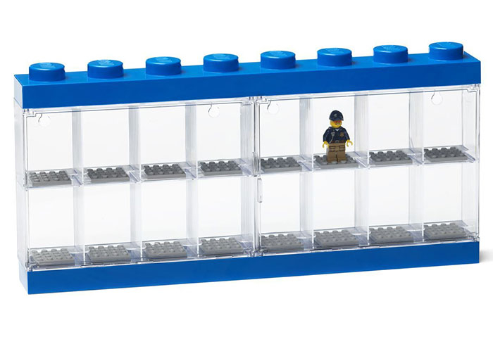 Cutie albastra pentru 16 minifigurine LEGO [2]