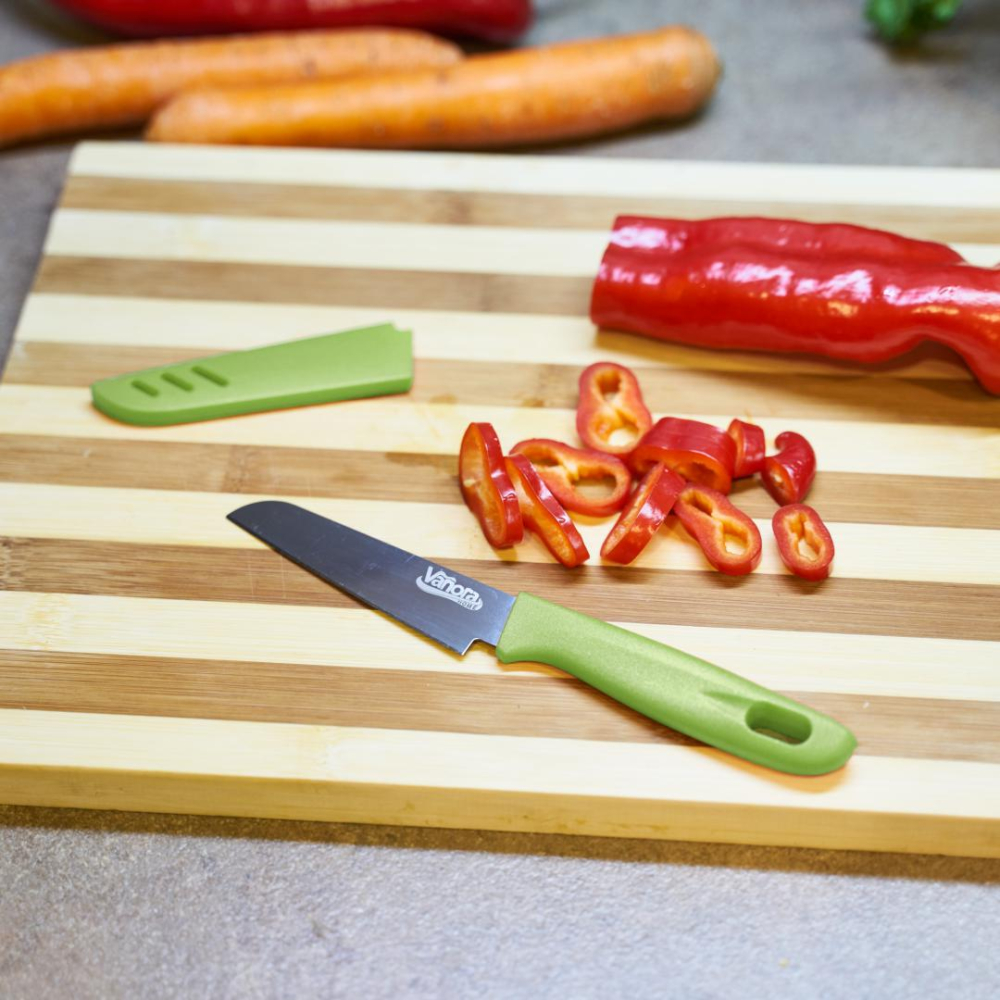 Cutit  cu teaca  9.5 cm, verde [5]