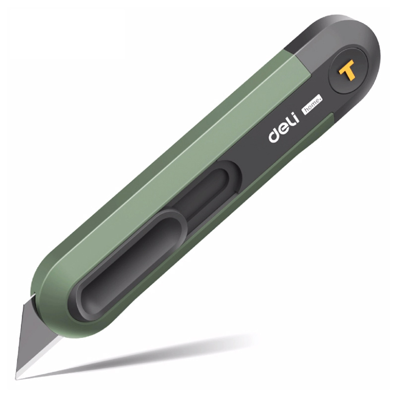 Cutter cu retractare automata verde home series deli [2]