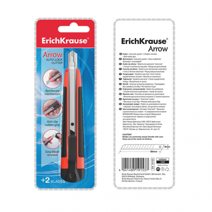Cutter cu sistem auto-lock, 9 mm, tip sageata [3]