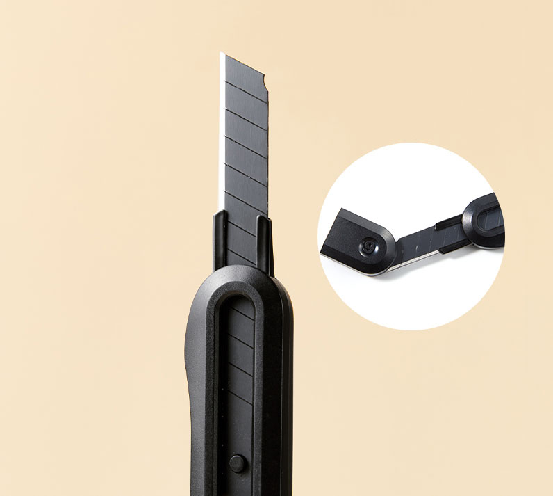 Cutter mic cu sina lama neagra 60grade negru nusign deli [2]