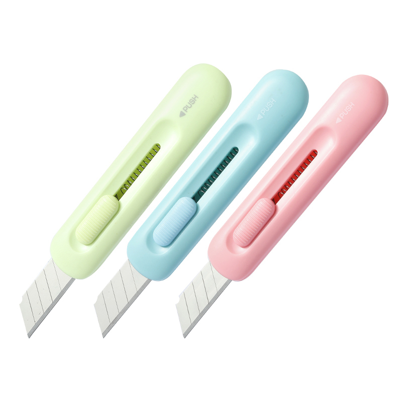 Cutter mini culori asortate longreen plastic reciclat deli [4]