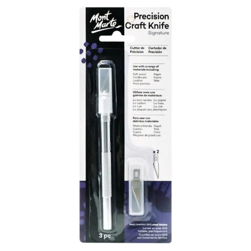 Cutter Mont Marte MACR0042, precizie, blister (+2 rezerve) [1]