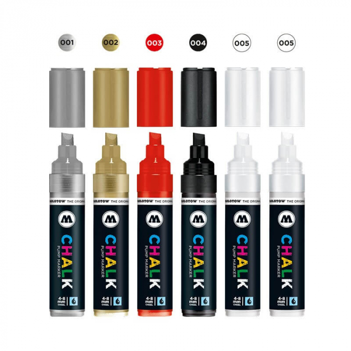 Chalk Marker Basic Set 1 (4-8 mm) [2]
