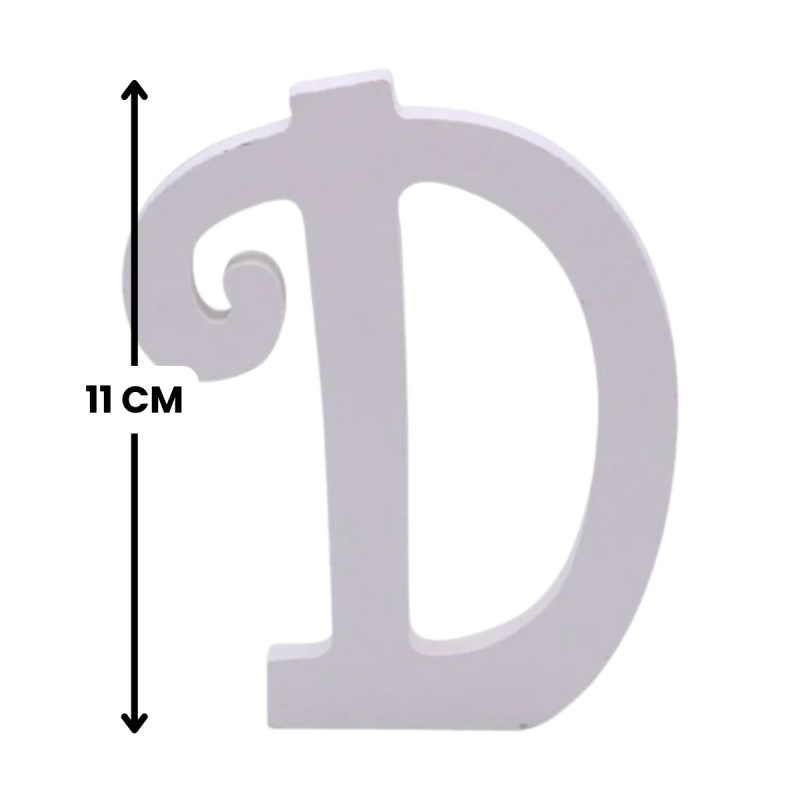 Decoratiuni petrecere Zebra litera D, 11cm, lemn, autoadeziva, JAB0463 [2]