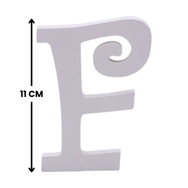 Decoratiuni petrecere Zebra litera F, 11cm, lemn, autoadeziva, JAB0465 [2]