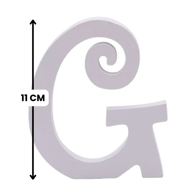 Decoratiuni petrecere Zebra litera G, 11cm, lemn, autoadeziva, JAB0466 [2]