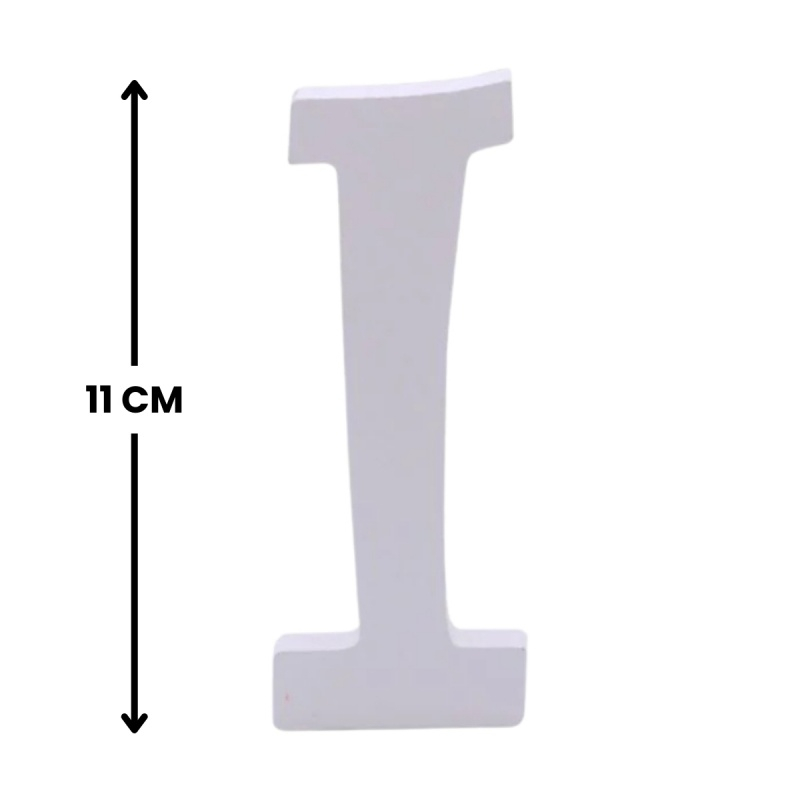 Decoratiuni petrecere Zebra litera I, 11cm, lemn, autoadeziva, JAB0468 [2]