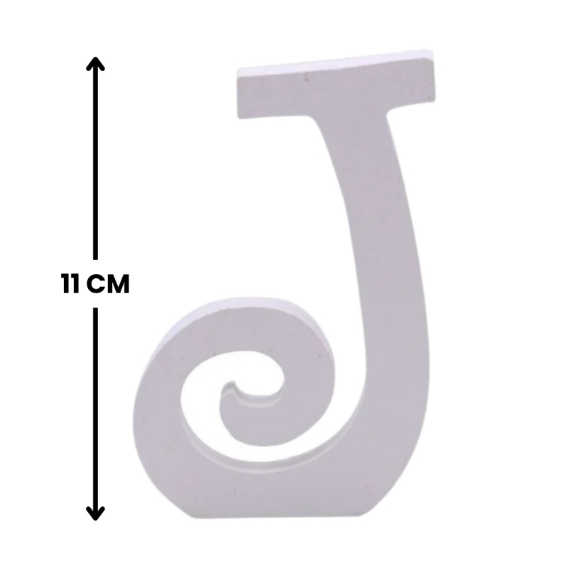 Decoratiuni petrecere Zebra litera J, 11cm, lemn, autoadeziva, JAB0469 [2]