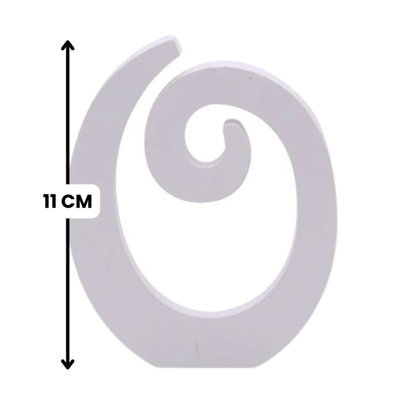 Decoratiuni petrecere Zebra litera O, 11cm, lemn, autoadeziva, JAB0474 [2]