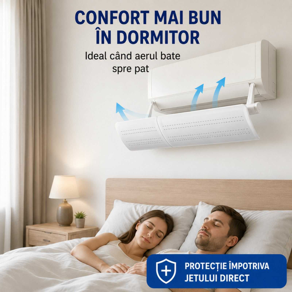 Deflector Aer Conditionat, Reglabil, Extensibil, 52 - 92 cm [4]
