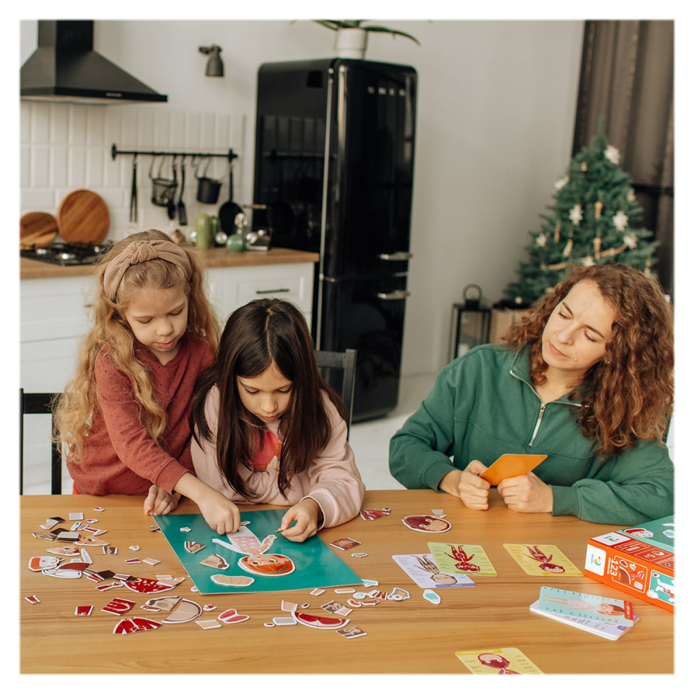 Descopera corpul omenesc, set magnetic cu 130 piese, copii varsta 5-10 [3]