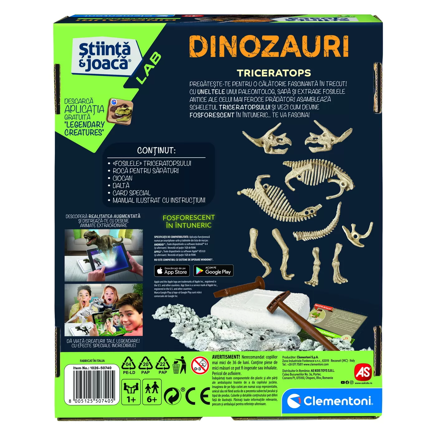 Stiinta si Joaca: Descopera Dinozaurul Triceratops, varsta de la 6 ani la 9 ani [7]