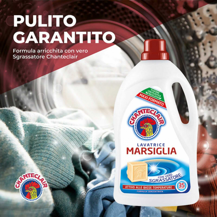Detergent Lichid ChanteClair Marsiglia cu Degresant, 35 Spalari [2]