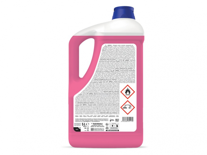 Detergent pardoseli pe baza de alcool cu uscare rapida, 5000 ml, Sanialc, Sanitec [2]